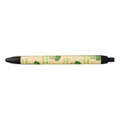 Stylo Noir Conception de caricature de jeu de brocoli Cute (Devant)