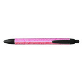 Stylo Noir Conception de mandala dessinée à la main multicolo (Dos)