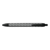 Stylo Noir Conception de mandala noir et blanc (Dos)