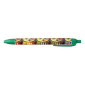 Stylo Noir Conception de motif de hibou vif (Bas)