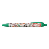 Stylo Noir Conception de mots positifs (Haut)