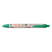 Stylo Noir Conception de mots positifs (Dos)