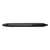 Stylo Noir Conception De Texte Vert Et Violet (Dos)