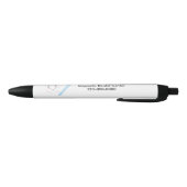 Stylo Noir Conception dentaire dent et brosse à dents (Bas)
