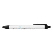 Stylo Noir Conception dentaire dent et brosse à dents (Haut)