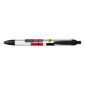 Stylo Noir Conception géométrique (Dos)