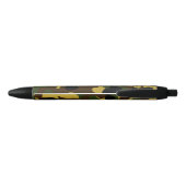 Stylo Noir Conception noire, verte et brune de camouflage (Dos)