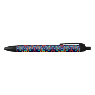 Stylo Noir Conception tribale d'abrégé sur conception
