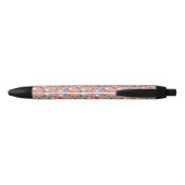 Stylo Noir Confetti Dots Personalized Pen (Dos)