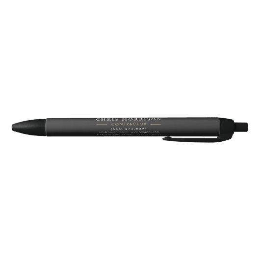 Stylo Noir Construction Black Gold (Bas)