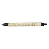 Stylo Noir Contour des Etats-Unis (Devant)