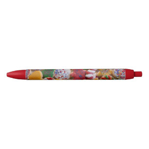 Stylo Noir Cookies de Noël Je Cuisine de vacances colorée