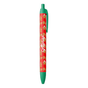 Stylo Noir Cookies en pain d'épice de Noël