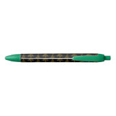 Stylo Noir Cool Black Gold brillant sapin de Noël Motif (Dos)