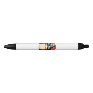 Stylo Noir Cool Retro Shark dans les lunettes de soleil les a