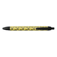 Cool Sardé Joyeux visage souriant motif jaune