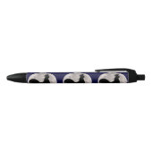 Stylo Noir Coq au clair de lune (Haut)