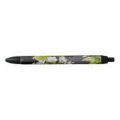 Stylo Noir Corée Cerisiers en fleurs blanches (Devant)