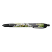 Stylo Noir Corée Cerisiers en fleurs blanches (Bas)