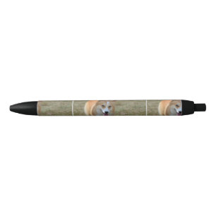 Stylo Noir Corgi heureux