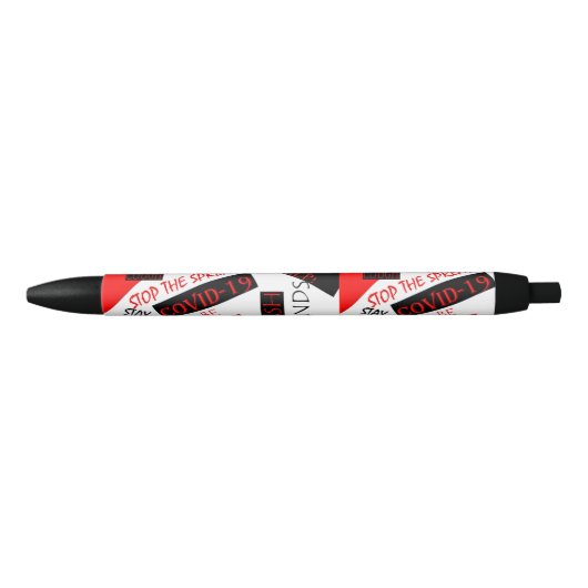 Stylo Noir Coronavirus (Devant)