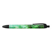 Stylo Noir Couches de cristaux verts (Haut)