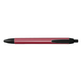 Stylo Noir Couleur cardinale moyenne rouge solide (Dos)