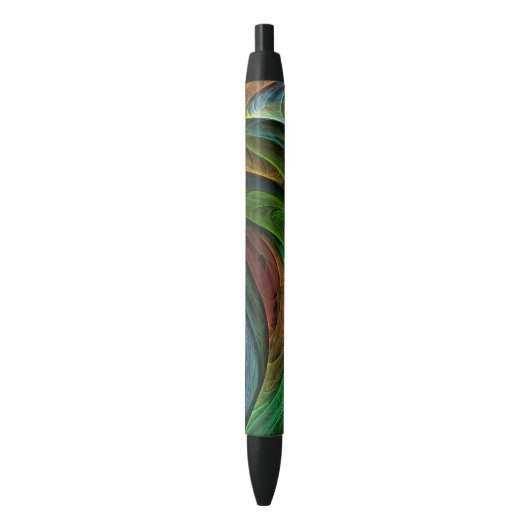 Stylo Noir Couleur Gloire Moderne Art Abstrait Motif Élégant (devant Vertical)