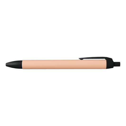 Stylo Noir Couleur solide Fuzz Peach (Haut)