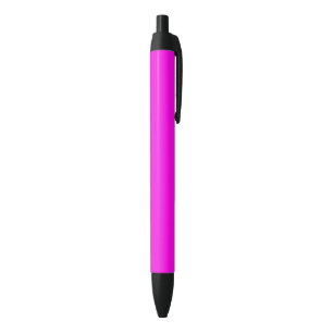 Stylo Noir Couleur solide Magenta brillante