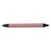 Stylo Noir Couleur solide Rose poussiéreux (Devant)