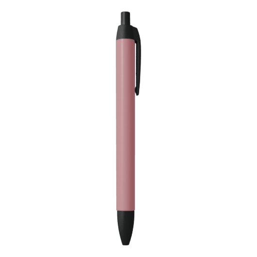 Stylo Noir Couleur solide Rose poussiéreux (Bas (Vertical))