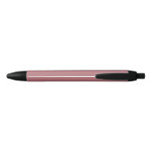 Stylo Noir Couleur solide Rose poussiéreux (Dos)