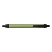 Stylo Noir Couleur solide verte de mousse (Dos)