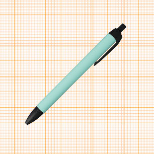 Stylo Noir Couleur uni bleu clair pour l'oeuf Robin