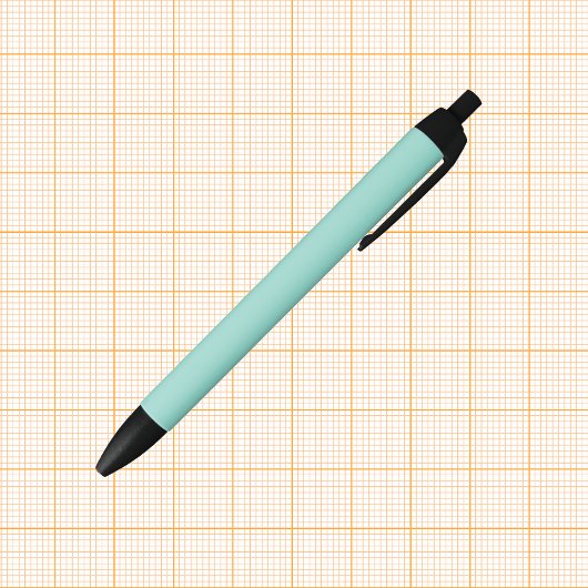 Stylo Noir Couleur uni bleu clair pour l'oeuf Robin