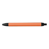 Stylo Noir Couleur vive orange brûlée (Devant)