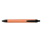 Stylo Noir Couleur vive orange brûlée (Dos)