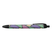 Stylo Noir Couleurs arc-en-ciel en mosaïque motif (Haut)