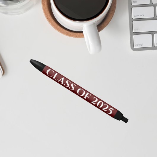 Stylo Noir Couleurs de l'école marron et blanc Année de class