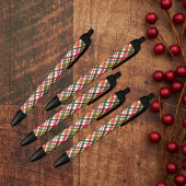 Stylo Noir Couleurs de Noël utilisées