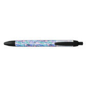 Stylo Noir Couleurs d'été personnalisées Peinture Splatter Mo (Dos)