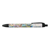 Stylo Noir Couleurs d'été personnalisées Peinture Splatter Mo (Haut)