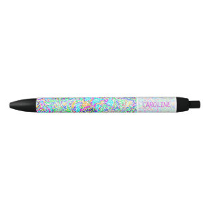 Stylo Noir Couleurs d'été personnalisées Peinture Splatter Mo