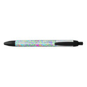 Stylo Noir Couleurs d'été personnalisées Peinture Splatter Mo (Dos)