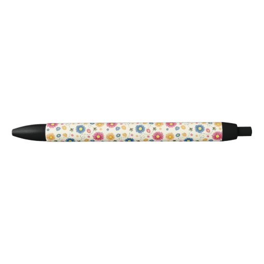 Stylo Noir Couleurs du ressort (Devant)