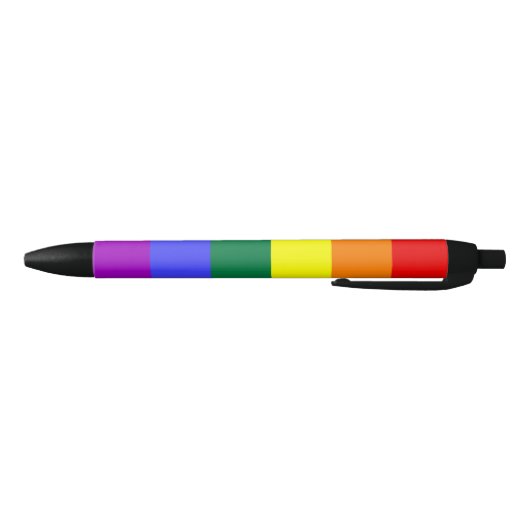 Stylo Noir Couleurs LGBT (Bas)