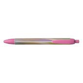 Stylo Noir Couleurs pastel Abstrait (Dos)
