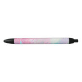 Stylo Noir Couleurs pastel mignonnes (Devant)