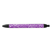 Stylo Noir Couleurs personnalisées Aimer stylet de texte Lang (Devant)